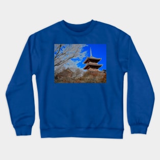 Kiyomizu temple, Kioto, Japan Crewneck Sweatshirt